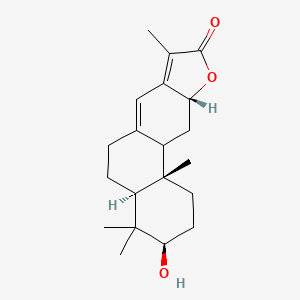 (3R,4As,10aR,11bS)-3-hydroxy-4,4,8,11b-tetramethyl-2,3,4a,5,6,10a,11,11a-octahydro-1H-naphtho[2,1-f][1]benzofuran-9-one