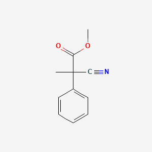 molecular formula C11H11NO2 B2653072 methyl 2-cyano-2-methyl-2-phenylacetate CAS No. 79341-72-3