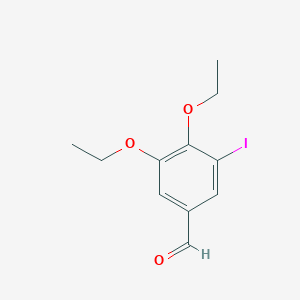 3,4-Diethoxy-5-iodobenzaldehyde