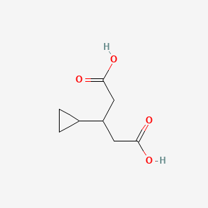 3-Cyclopropylpentanedioic acid