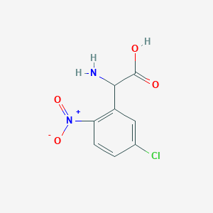 2-Amino-2-(5-chloro-2-nitrophenyl)acetic acid