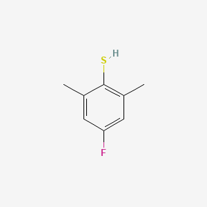 molecular formula C8H9FS B2653127 4-Fluoro-2,6-dimethylbenzenethiol CAS No. 38380-18-6