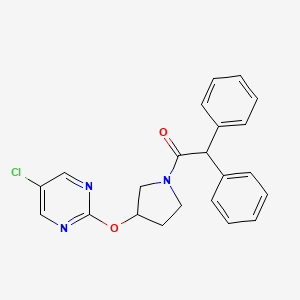1-(3-((5-Chloropyrimidin-2-yl)oxy)pyrrolidin-1-yl)-2,2-diphenylethanone