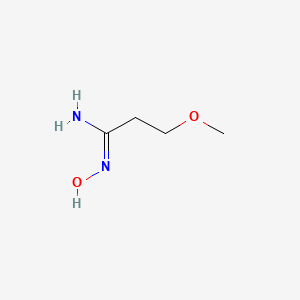 B2653150 (1Z)-N'-hydroxy-3-methoxypropanimidamide CAS No. 1415986-63-8; 77072-12-9