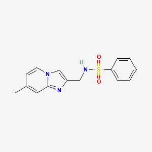 N-((7-methylimidazo[1,2-a]pyridin-2-yl)methyl)benzenesulfonamide