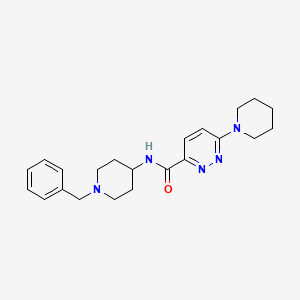 N-(1-benzylpiperidin-4-yl)-6-(piperidin-1-yl)pyridazine-3-carboxamide