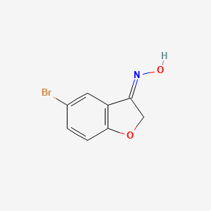(Z)-5-bromobenzofuran-3(2H)-one oxime