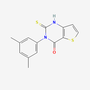 3-(3,5-dimethylphenyl)-2-thioxo-2,3-dihydrothieno[3,2-d]pyrimidin-4(1H)-one