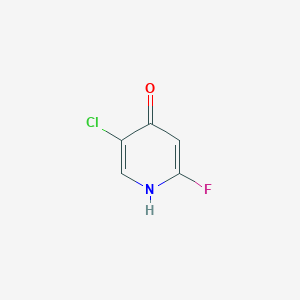 molecular formula C5H3ClFNO B2653296 5-Chloro-2-fluoropyridin-4-ol CAS No. 1227571-47-2