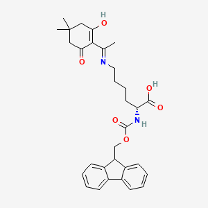 molecular formula C31H36N2O6 B2653343 Fmoc-D-Lys(Dde)-OH CAS No. 150629-67-7; 333973-51-6