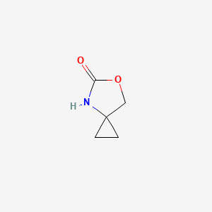 molecular formula C5H7NO2 B2653383 6-Oxa-4-azaspiro[2.4]heptan-5-one CAS No. 869012-03-3
