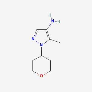 5-methyl-1-(oxan-4-yl)-1H-pyrazol-4-amine