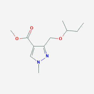 Methyl 3-(butan-2-yloxymethyl)-1-methylpyrazole-4-carboxylate