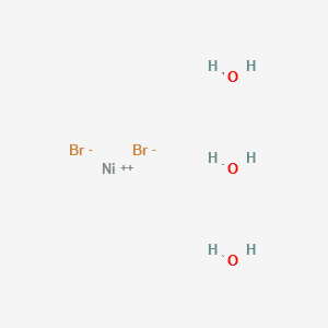 molecular formula Br2H2NiO B2653565 Nickel(II) bromide trihydrate CAS No. 7789-49-3