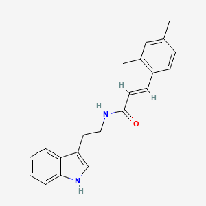 3-(2,4-dimethylphenyl)-N-[2-(1H-indol-3-yl)ethyl]acrylamide