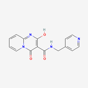 2-hydroxy-4-oxo-N-(pyridin-4-ylmethyl)-4H-pyrido[1,2-a]pyrimidine-3-carboxamide