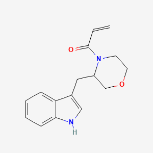 1-[3-(1H-Indol-3-ylmethyl)morpholin-4-yl]prop-2-en-1-one