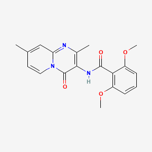 N-(2,8-dimethyl-4-oxo-4H-pyrido[1,2-a]pyrimidin-3-yl)-2,6-dimethoxybenzamide