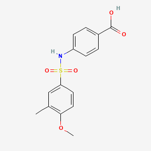 4-{[(4-Methoxy-3-methylphenyl)sulfonyl]amino}benzoic acid