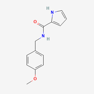 molecular formula C13H14N2O2 B2653713 N-[(4-methoxyphenyl)methyl]-1H-pyrrole-2-carboxamide CAS No. 478249-53-5