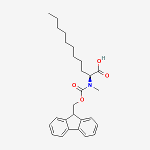 molecular formula C27H35NO4 B2653721 Fmoc-L-Me2Aund-OH CAS No. 2389078-72-0