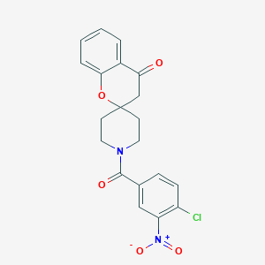 1'-(4-Chloro-3-nitrobenzoyl)spiro[chroman-2,4'-piperidin]-4-one