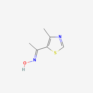N-[1-(4-methyl-1,3-thiazol-5-yl)ethylidene]hydroxylamine