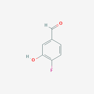 molecular formula C7H5FO2 B026538 4-Fluoro-3-hydroxybenzaldehyde CAS No. 103438-85-3