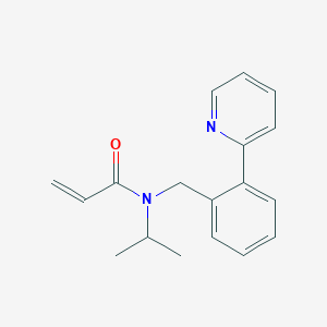 molecular formula C18H20N2O B2653802 N-(propan-2-yl)-N-{[2-(pyridin-2-yl)phenyl]methyl}prop-2-enamide CAS No. 2094611-98-8