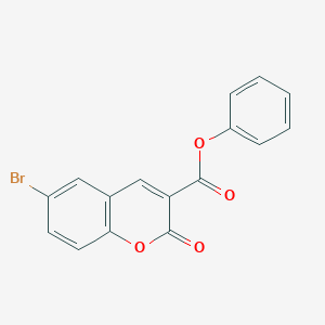 molecular formula C16H9BrO4 B2653807 phenyl 6-bromo-2-oxo-2H-chromene-3-carboxylate CAS No. 53992-25-9