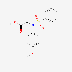 N-(4-ethoxyphenyl)-N-(phenylsulfonyl)glycine