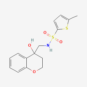 N-((4-hydroxychroman-4-yl)methyl)-5-methylthiophene-2-sulfonamide