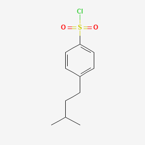 molecular formula C11H15ClO2S B2653844 4-(3-methylbutyl)benzenesulfonyl Chloride CAS No. 121042-48-6