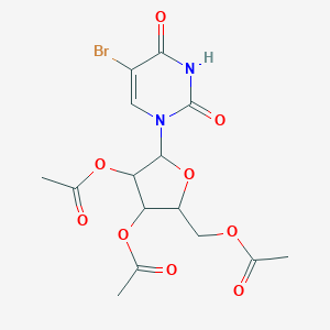 molecular formula C15H17BrN2O9 B026539 5-Bromo-2',3',5'-tri-O-acetyluridine CAS No. 105659-32-3