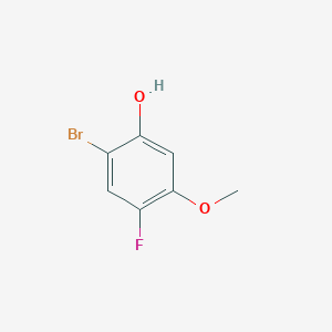molecular formula C7H6BrFO2 B2653949 2-Bromo-4-fluoro-5-methoxyphenol CAS No. 1185836-63-8