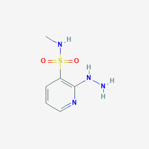 molecular formula C6H10N4O2S B2653993 2-hydrazinyl-N-methylpyridine-3-sulfonamide CAS No. 1155917-27-3