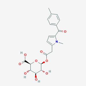 molecular formula C21H23NO9 B026542 甲芬那酸葡糖苷酸 CAS No. 71595-19-2