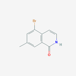 molecular formula C10H8BrNO B2654350 5-Bromo-7-methyl-1(2H)-isoquinolinone CAS No. 1538716-02-7