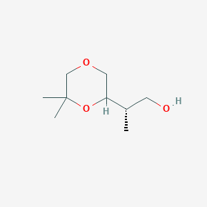 (2S)-2-(6,6-Dimethyl-1,4-dioxan-2-yl)propan-1-ol