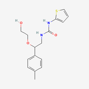 1-(2-(2-Hydroxyethoxy)-2-(p-tolyl)ethyl)-3-(thiophen-2-yl)urea