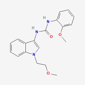 1-(1-(2-methoxyethyl)-1H-indol-3-yl)-3-(2-methoxyphenyl)urea