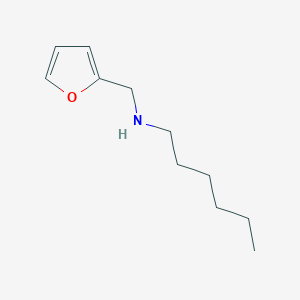molecular formula C11H19NO B2654600 (Furan-2-ylmethyl)(hexyl)amine CAS No. 882751-30-6