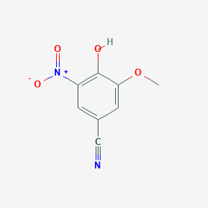 molecular formula C8H6N2O4 B2654636 4-Hydroxy-3-methoxy-5-nitrobenzonitrile CAS No. 79743-73-0