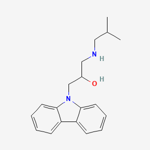 1-Carbazol-9-yl-3-(2-methylpropylamino)propan-2-ol