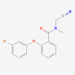 2-(3-bromophenoxy)-N-(cyanomethyl)-N-methylbenzamide