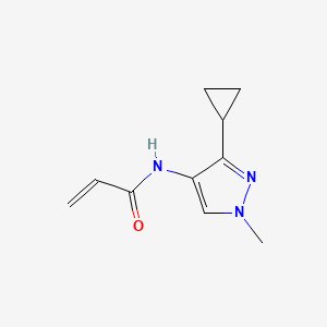 N-(3-Cyclopropyl-1-methylpyrazol-4-yl)prop-2-enamide