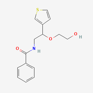 N-(2-(2-hydroxyethoxy)-2-(thiophen-3-yl)ethyl)benzamide