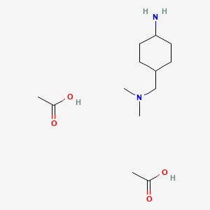 trans-4-((Dimethylamino)methyl)cyclohexanamine diacetate