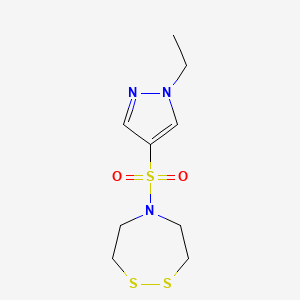 5-(1-Ethylpyrazol-4-yl)sulfonyl-1,2,5-dithiazepane