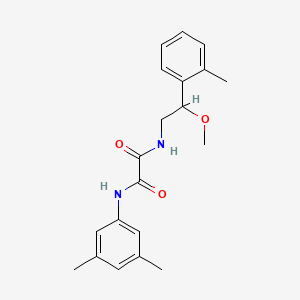 N1-(3,5-dimethylphenyl)-N2-(2-methoxy-2-(o-tolyl)ethyl)oxalamide